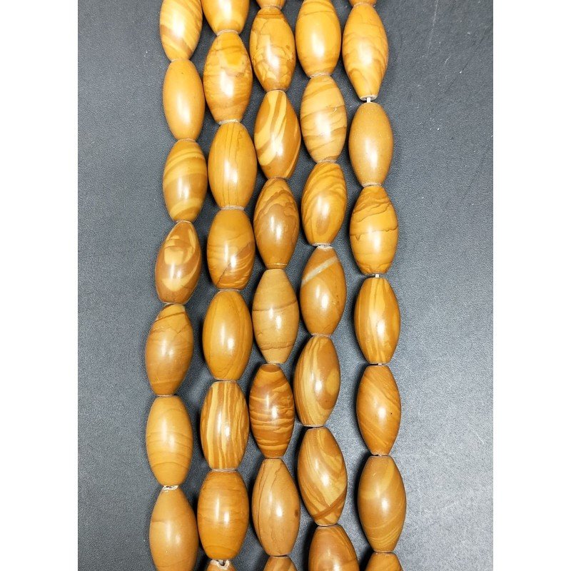 Pietra Paesina Perline Forma Barilotto Liscio 08X16mm