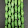 Aulite Verde Perline Forma Barilotto Liscio 09X20mm