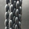 Agata Nera Perline Forma Barilotto Liscio 08x16mm
