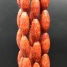 Corallo Madrepora Perline Forma Barilotto Sfaccettato 08X20mm