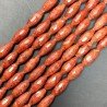 Corallo Madrepora Perline Forma Barilotto Sfaccettato 08X20mm
