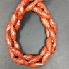 Corallo Madrepora Perline Forma Barilotto Sfaccettato 08X20mm