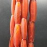Corniola Perline Forma Barilotto Liscio 08X30mm