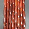 Corniola Perline Forma Barilotto Liscio 08X30mm