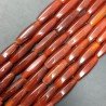 Corniola Perline Forma Barilotto Liscio 08X30mm