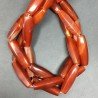 Corniola Perline Forma Barilotto Liscio 08X30mm