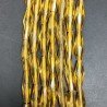 Topazio Giallo Idrotermale Perline Forma Barilotto Sfaccettato 05X20mm