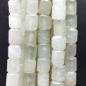 Giada Naturale Perline Forma Cilindro Liscio Inciso 11X13mm