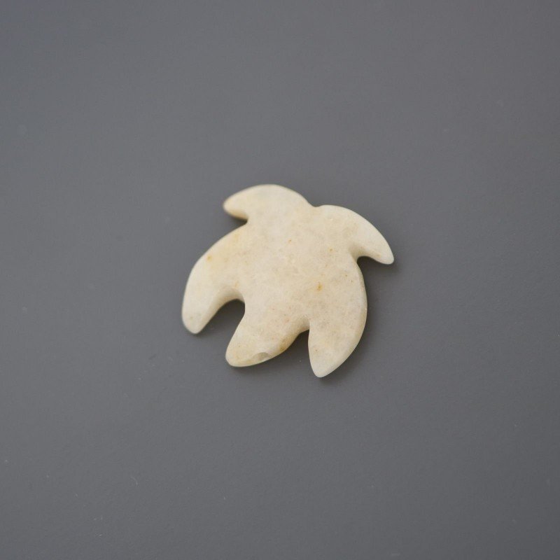 Pendente calcite forma tartaruga 18x24 mm 1pz