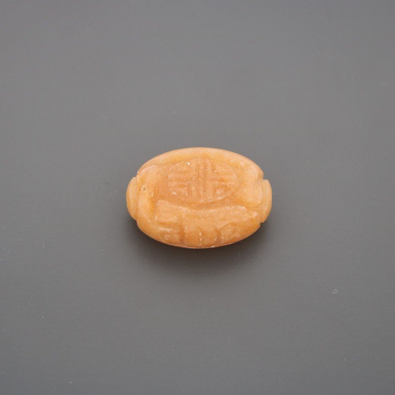 Pendente calcite inciso ovale 25x18 mm 1pz