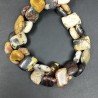 Diaspro Picasso Verde Multicolore Naturale Perline Forma Fantasia Liscio 13x18MM