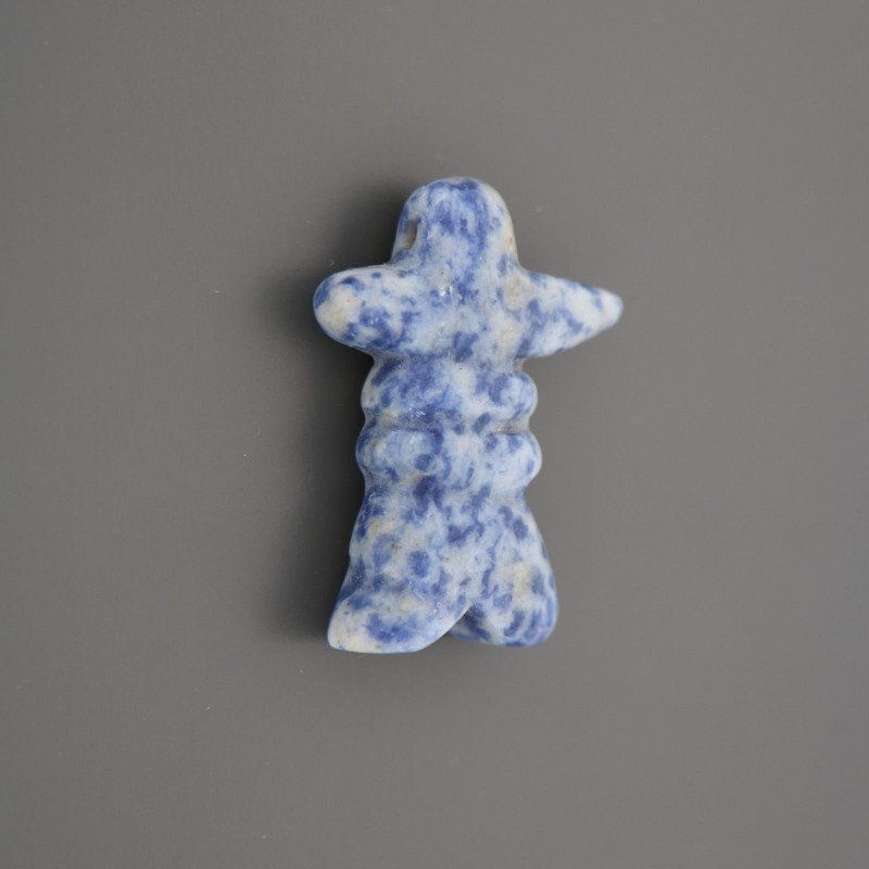 Pendente lapis lazuli forma omino 35x20 mm 1pz