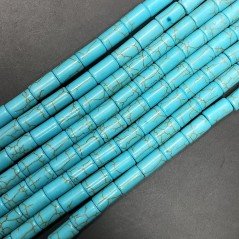 Pasta Di Turchese Perline Forma Cilindro Liscio 06X10mm Pasta Di Turchese Perline Forma Cilindro Liscio 06X10mm