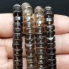 Quarzo Fume Naturale in Perline Forma Rondelle Liscio Foro Passante 08mm