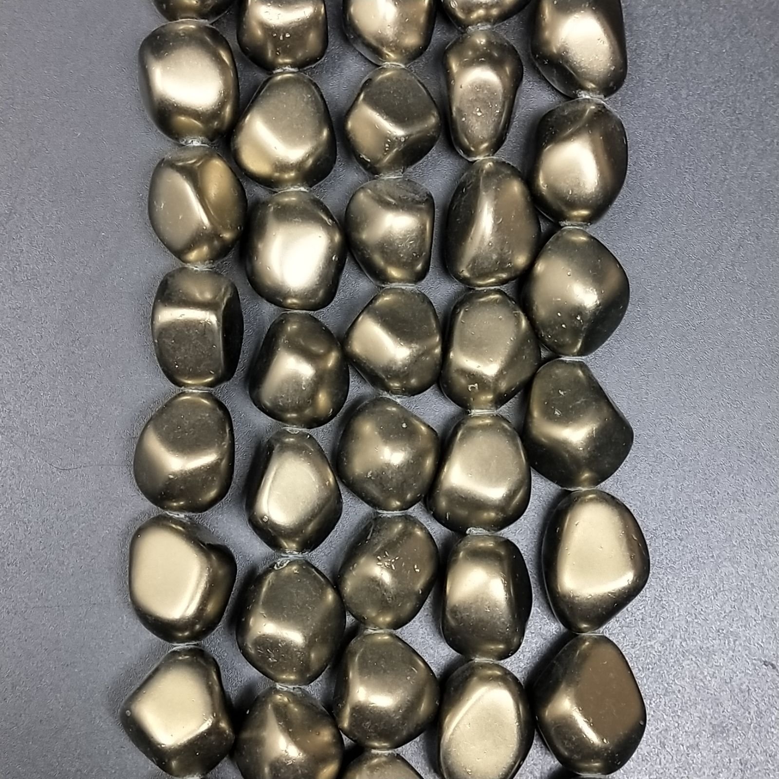 Perle di maiorca bronzo metallizzato sassi lisci