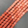 Giada Arancione Perline Satinato-Matte Forma Tondo Liscio 10mm