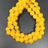 Giada Gialla Perline Forma Tondo Liscio 10mm