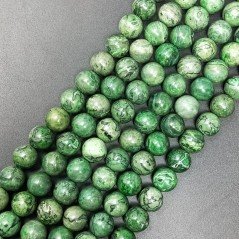 Diaspro Verde Perline Forma Tondo Liscio 10mm