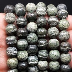 Serpentite Russo Perline Forma Tondo Liscio 10mm