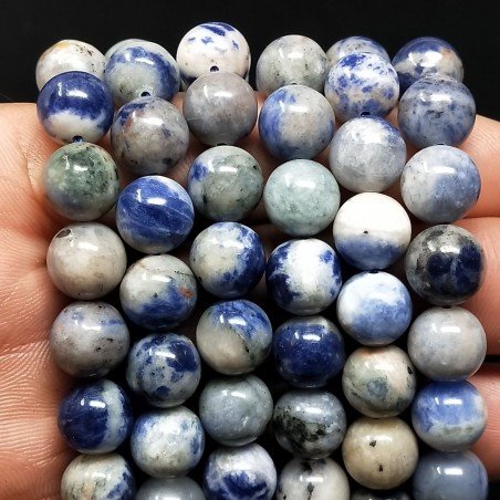 Sodalite Perline Forma Tondo Liscio 10mm