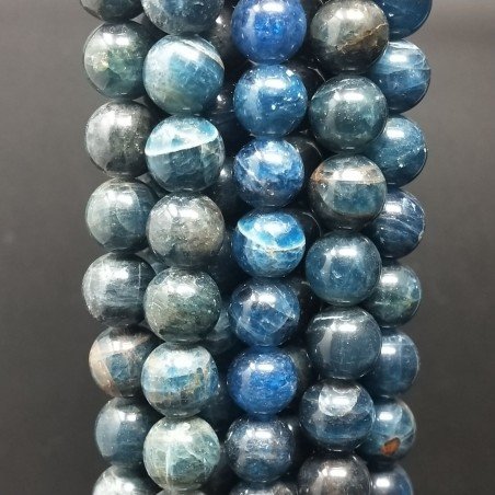Apatite Grezzo Perline Forma Tondo Liscio 10mm