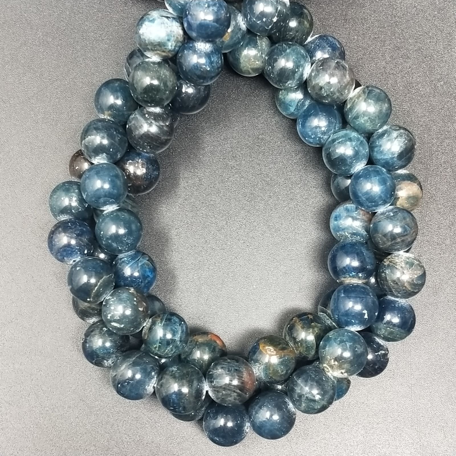Apatite Grezzo Perline Forma Tondo Liscio 10mm