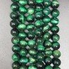Occhio Di Tigre Verde Perline Forma Tondo Liscio 10mm