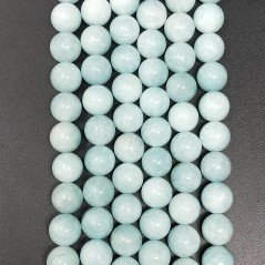 Amazzonite Braziliana Perline Forma Tondo Liscio 10mm