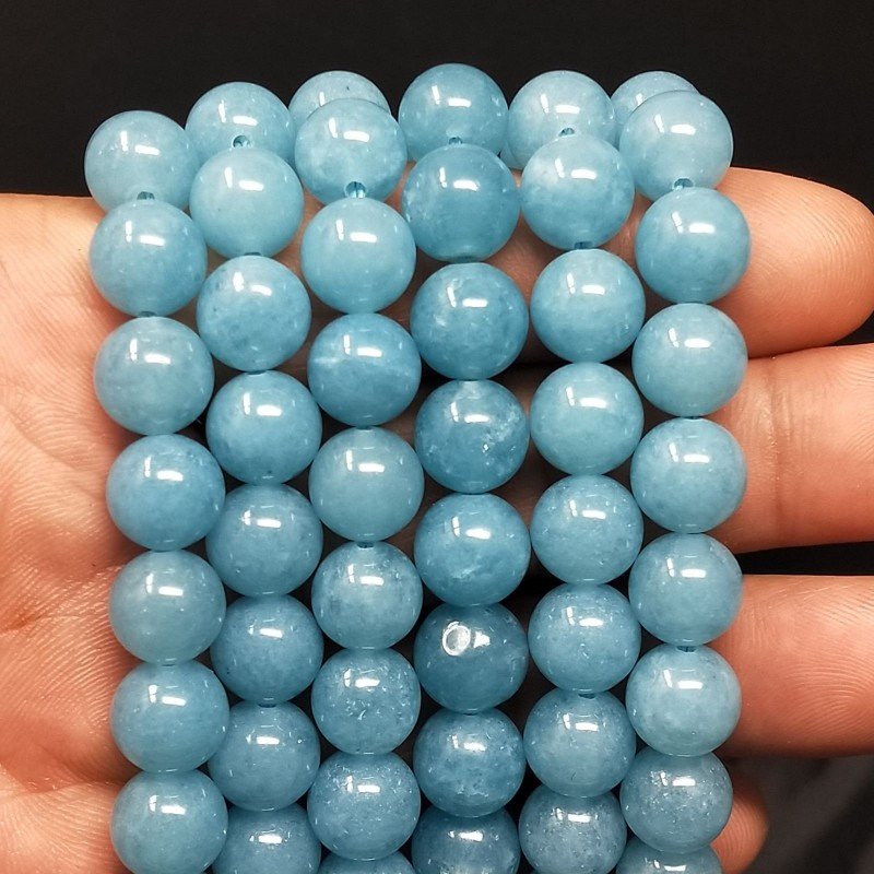 Angelite Perline Forma Tondo Liscio 10mm