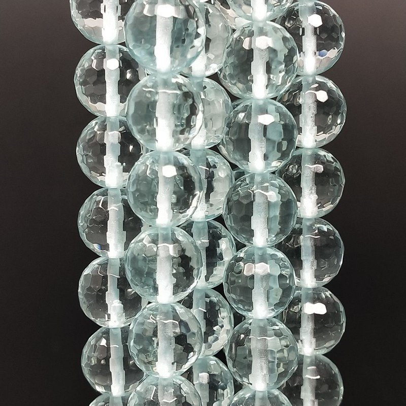 Ossidiana Perline Forma Tondo Sfaccettato 10mm