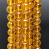 Topazio Giallo Idrotermale Perline Forma Tondo Sfaccettato 10mm