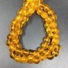 Topazio Giallo Idrotermale Perline Forma Tondo Sfaccettato 10mm