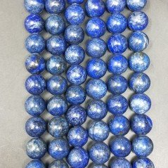Lapis Lazuli Perline Forma Tondo Liscio 12mm