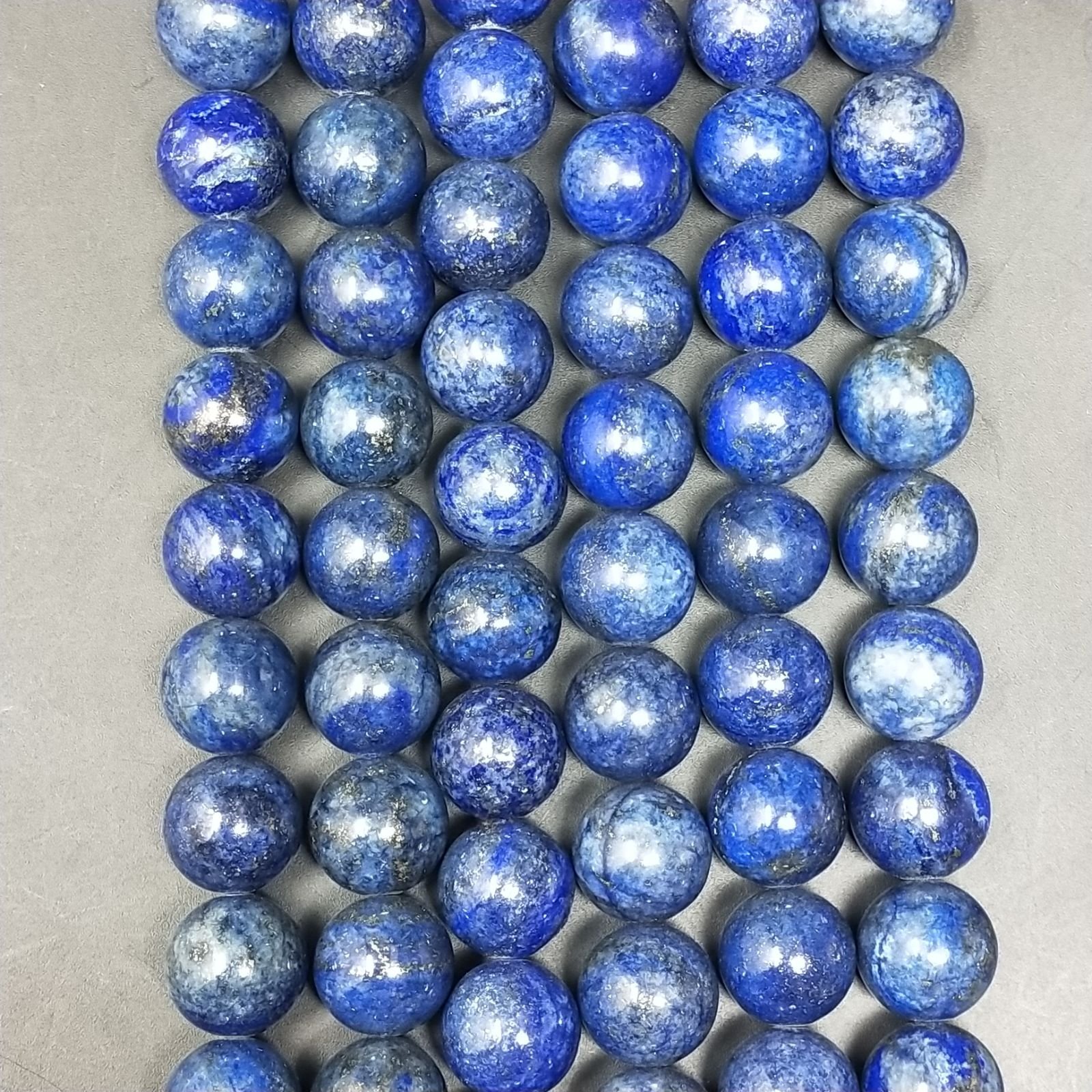 Lapis Lazuli Perline Forma Tondo Liscio 12mm