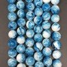Resina Larimar Perline Forma Tondo Liscio 14mm