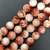 Resina Ambra Rosso Perline Forma Tondo Liscio 14mm