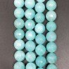Giada Amazzonite Perline Forma Tondo Sfaccettato 12mm