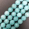 Giada Amazzonite Perline Forma Tondo Sfaccettato 12mm
