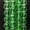Ossidiana Verde Perline Forma Tondo Sfaccettato 20mm