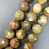 Diaspro Perline Forma Tondo Sfaccettato 18mm