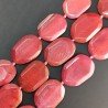 Agata Brasiliana Rosa Perline Forma Sassi Piatti Grezzi Irregolari