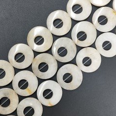 Amazzonite Perline Forma Cerchio Piatto Liscio Infinito 14X19mm