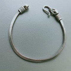 Bracciale Di Argento 925 Snake Stile Etnico