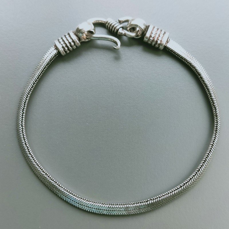 Bracciale Di Argento 925 Snake Stile Etnico