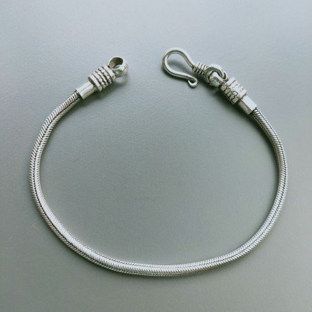 Bracciale Di Argento 925 Snake Stile Etnico