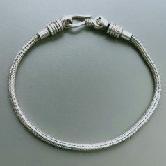 Bracciale Di Argento 925 Snake Stile Etnico