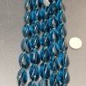 Cianite Idrotermale in Perline Forma Twist Sfaccettato Foro Passante 13X20mm