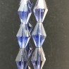 Cristallo Iolite in Perline Forma Rombo Sfaccettato Foro Passante 17X29mm