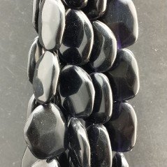 Cristallo viola sassi piatti