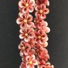 Resina Perline Forma Fiori Rosso e Giallo Liscio Foro Passante 20mm